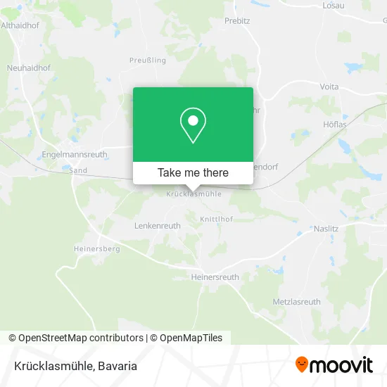 Карта Krücklasmühle