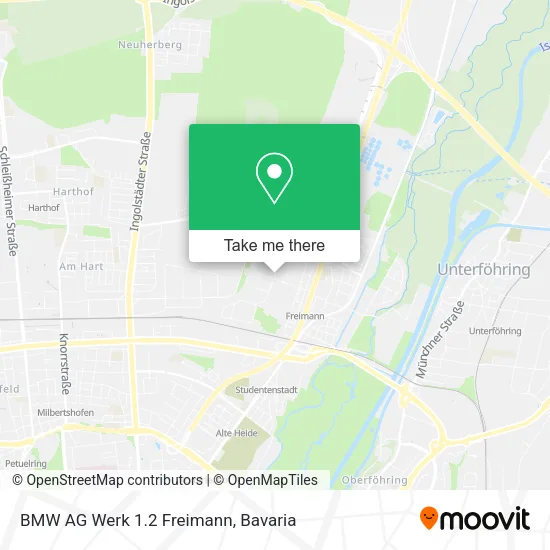 Карта BMW AG Werk 1.2 Freimann
