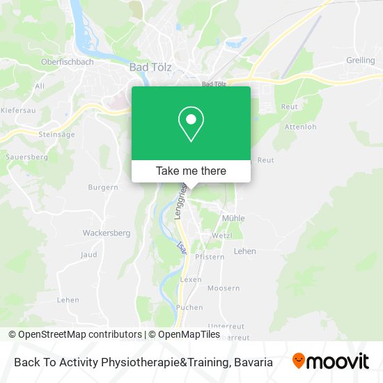 Back To Activity Physiotherapie&Training map
