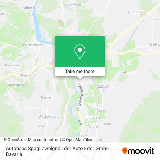 Autohaus Spagl Zweigndl. der Auto Eder GmbH map