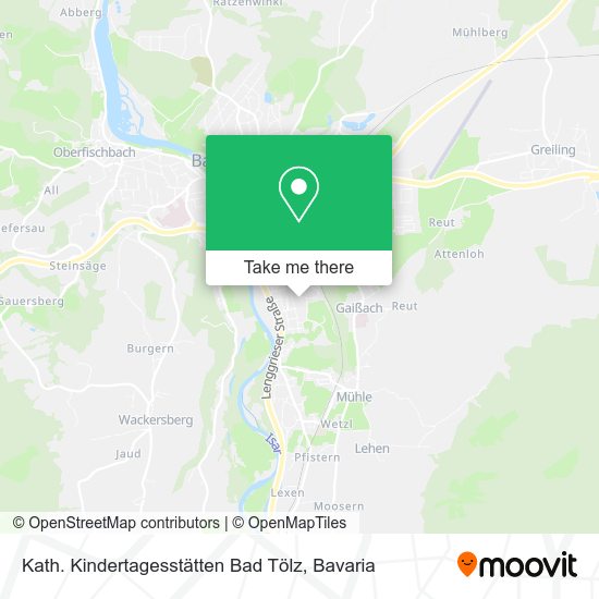 Карта Kath. Kindertagesstätten Bad Tölz
