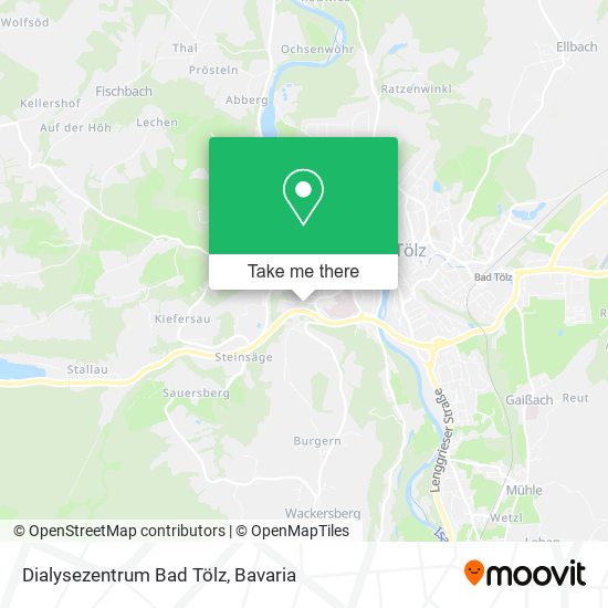 Dialysezentrum Bad Tölz map