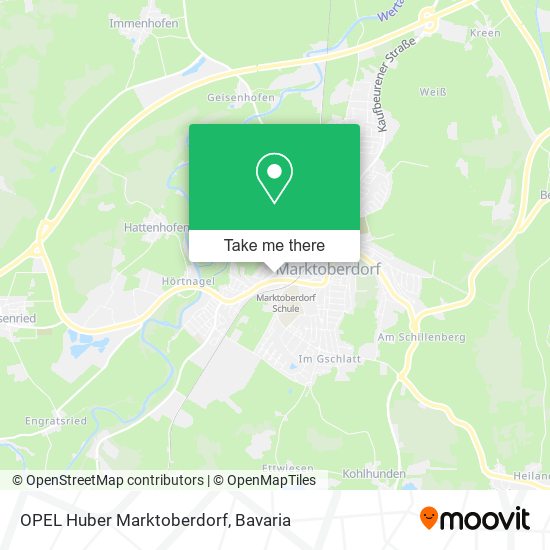 OPEL Huber Marktoberdorf map