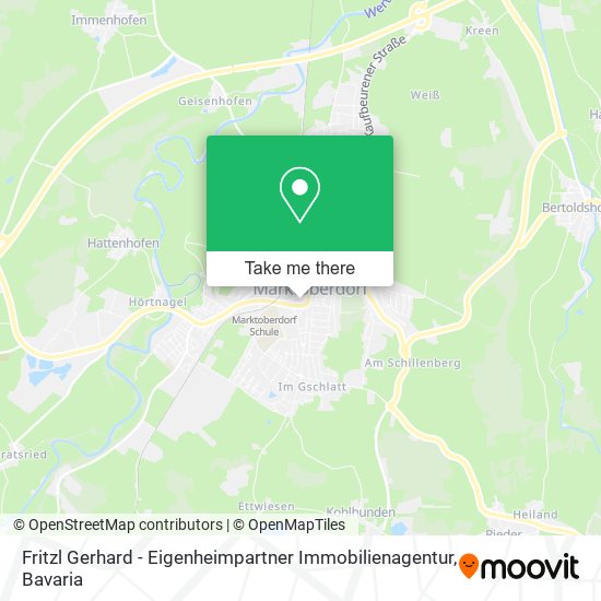 Fritzl Gerhard - Eigenheimpartner Immobilienagentur map