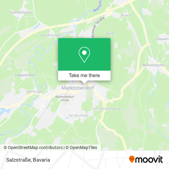 Карта Salzstraße