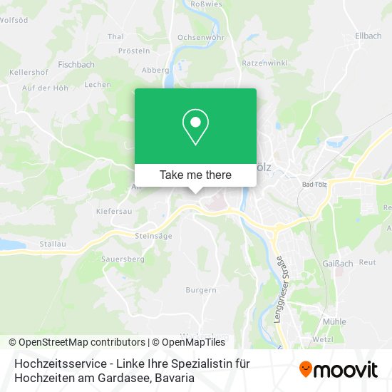 Карта Hochzeitsservice - Linke Ihre Spezialistin für Hochzeiten am Gardasee