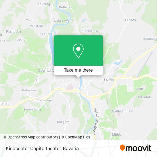 Kinocenter Capitoltheater map