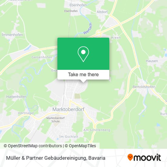 Müller & Partner Gebäudereinigung map