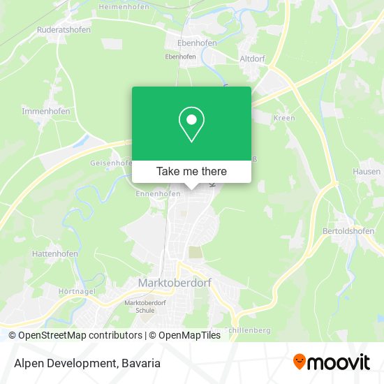 Alpen Development map