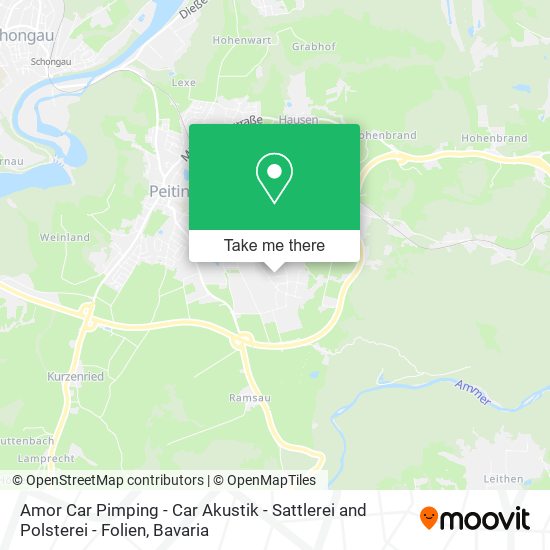 Amor Car Pimping - Car Akustik - Sattlerei and Polsterei - Folien map
