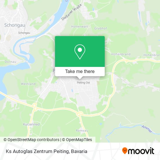 Ks Autoglas Zentrum Peiting map