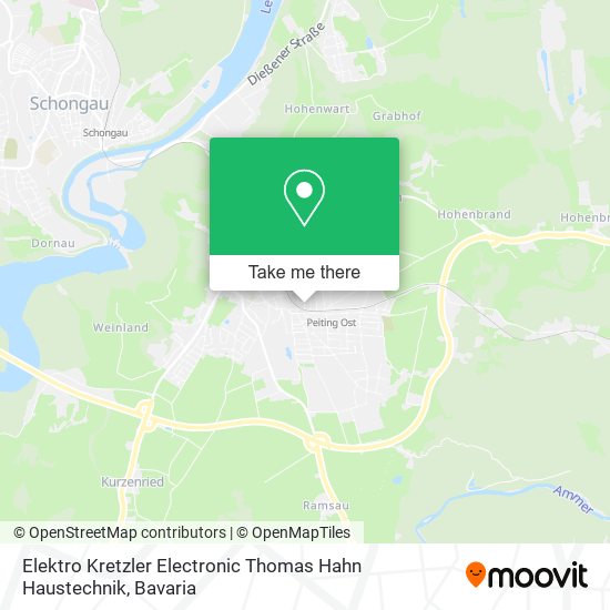 Elektro Kretzler Electronic Thomas Hahn Haustechnik map