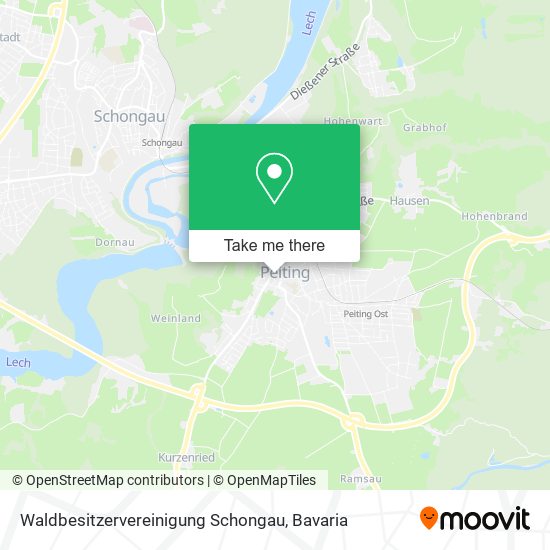 Waldbesitzervereinigung Schongau map