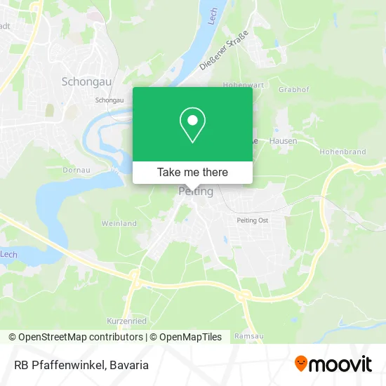 Карта RB Pfaffenwinkel