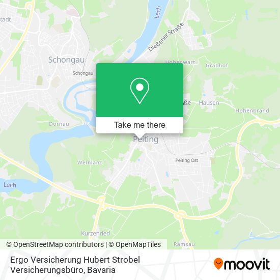 Ergo Versicherung Hubert Strobel Versicherungsbüro map