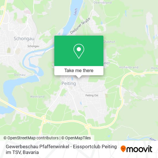 Gewerbeschau Pfaffenwinkel - Eissportclub Peiting im TSV map