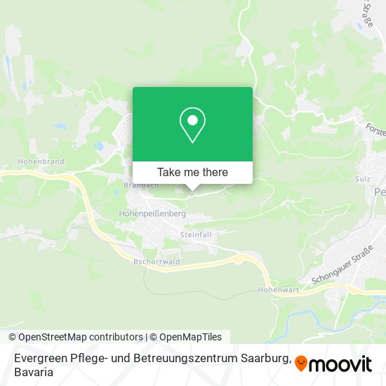 Evergreen Pflege- und Betreuungszentrum Saarburg map