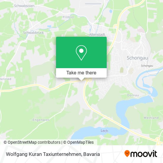 Карта Wolfgang Kuran Taxiunternehmen