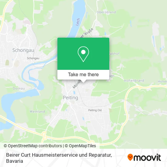 Карта Beirer Curt Hausmeisterservice und Reparatur