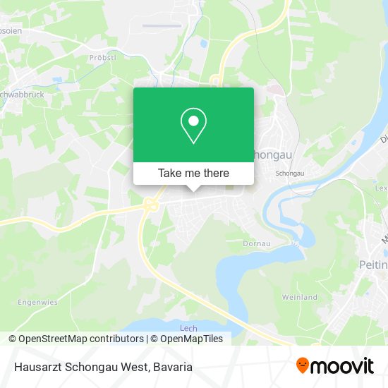 Hausarzt Schongau West map