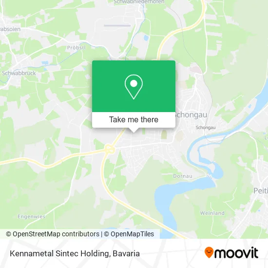 Карта Kennametal Sintec Holding