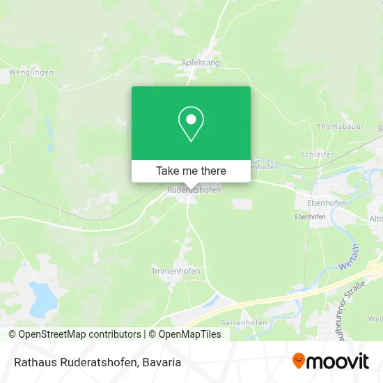 Rathaus Ruderatshofen map