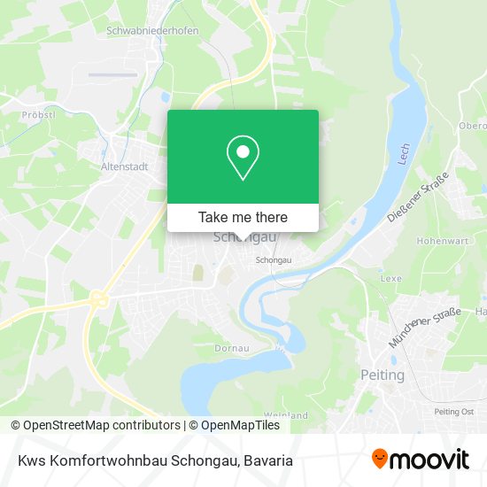 Kws Komfortwohnbau Schongau map