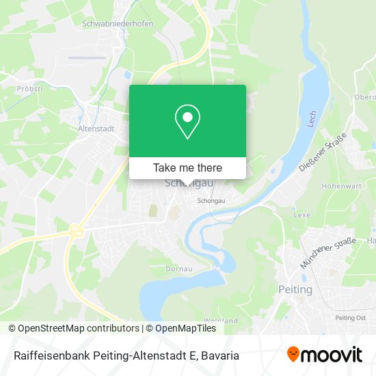 Raiffeisenbank Peiting-Altenstadt E map