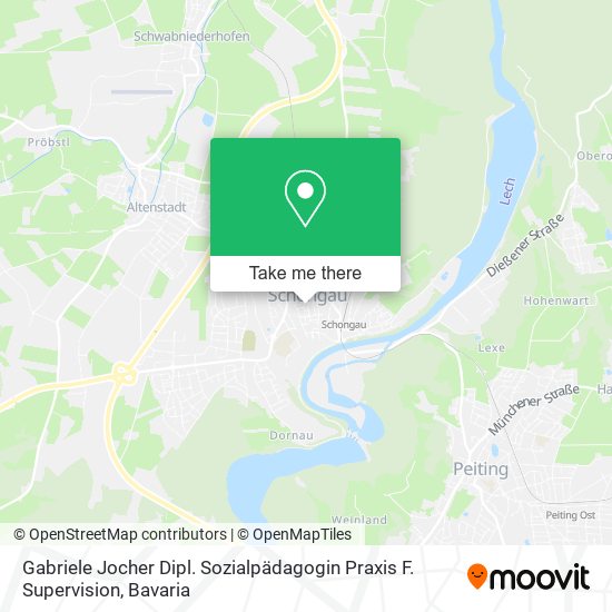 Gabriele Jocher Dipl. Sozialpädagogin Praxis F. Supervision map