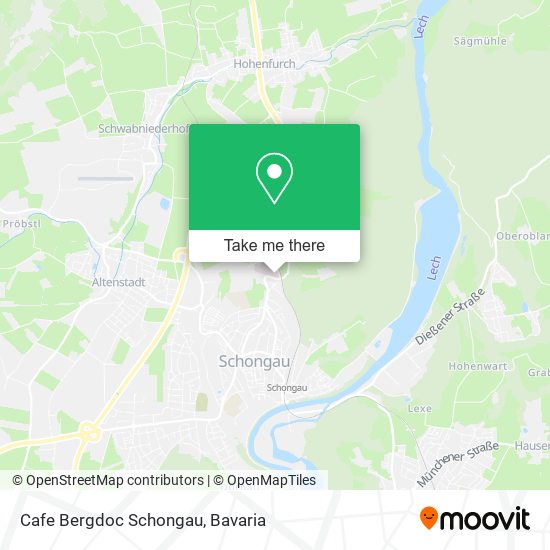 Карта Cafe Bergdoc Schongau