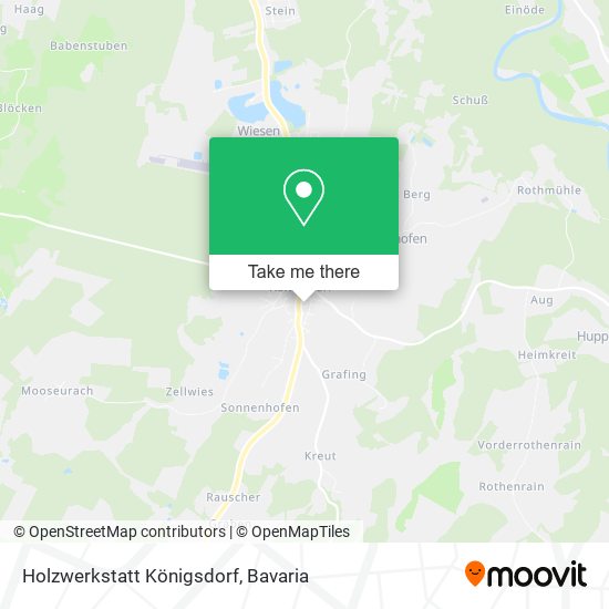 Holzwerkstatt Königsdorf map