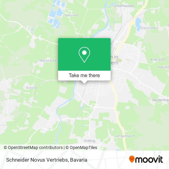 Schneider Novus Vertriebs map