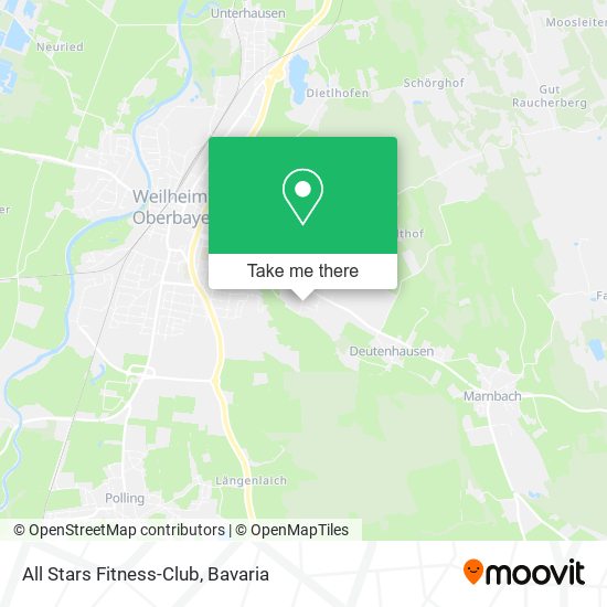 All Stars Fitness-Club map