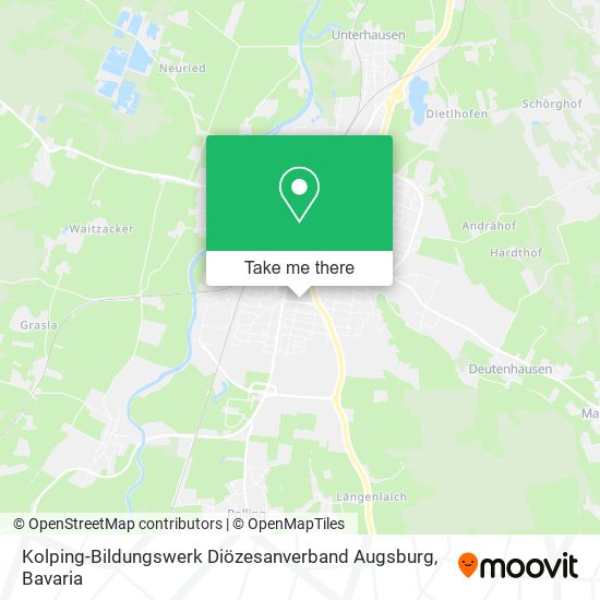 Kolping-Bildungswerk Diözesanverband Augsburg map