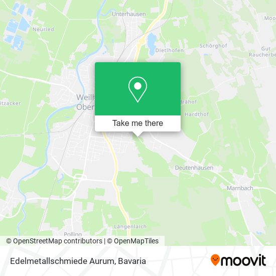 Edelmetallschmiede Aurum map