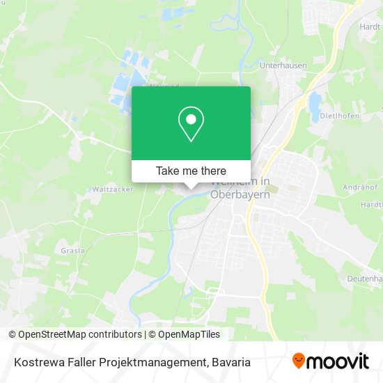 Kostrewa Faller Projektmanagement map