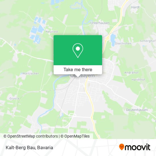 Kalt-Berg Bau map