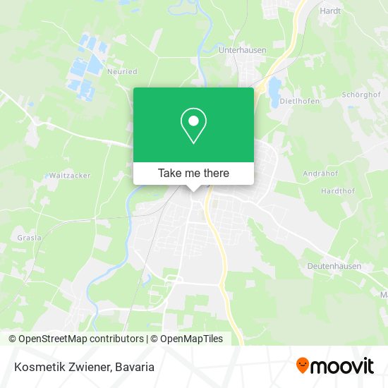 Kosmetik Zwiener map