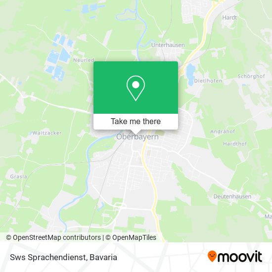 Sws Sprachendienst map