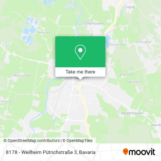 8178 - Weilheim Pütrichstraße 3 map