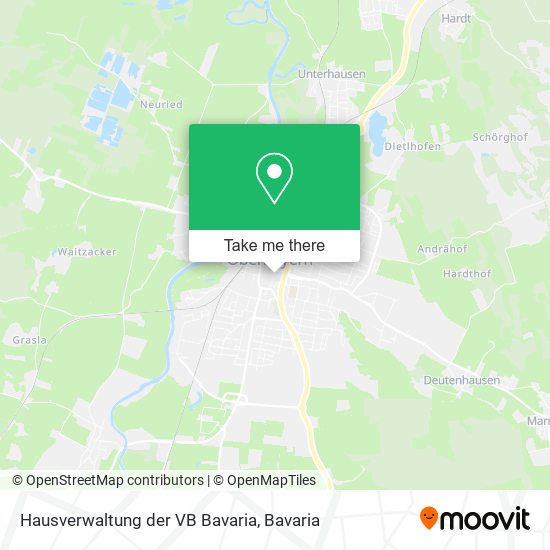 Hausverwaltung der VB Bavaria map