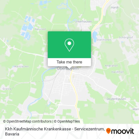 Kkh Kaufmännische Krankenkasse - Servicezentrum map