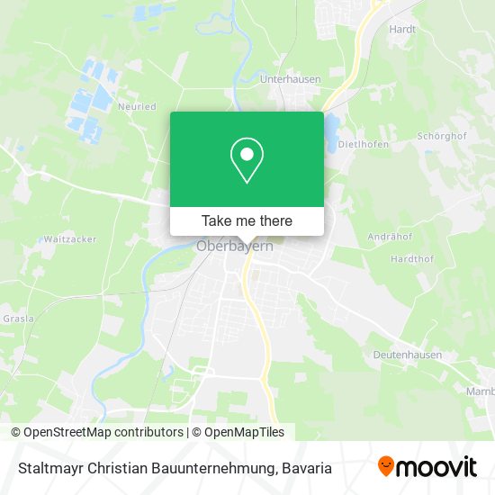 Staltmayr Christian Bauunternehmung map