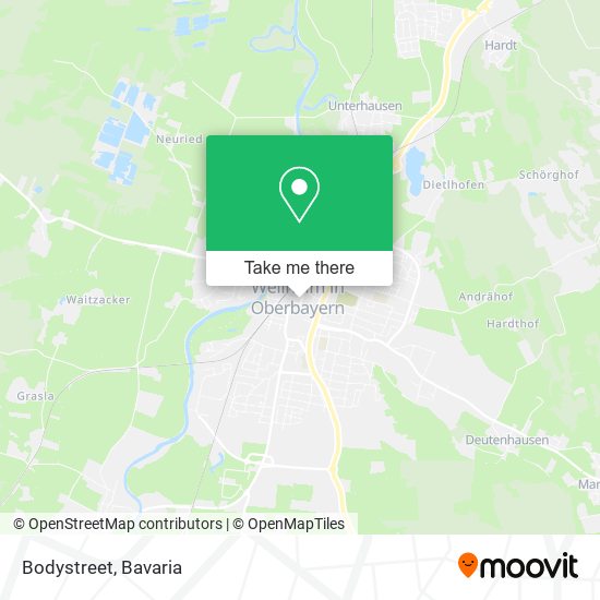 Bodystreet map