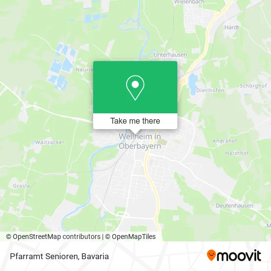 Карта Pfarramt Senioren