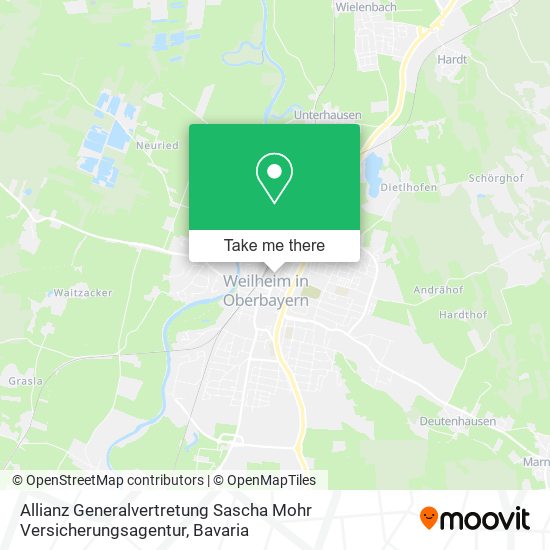 Allianz Generalvertretung Sascha Mohr Versicherungsagentur map