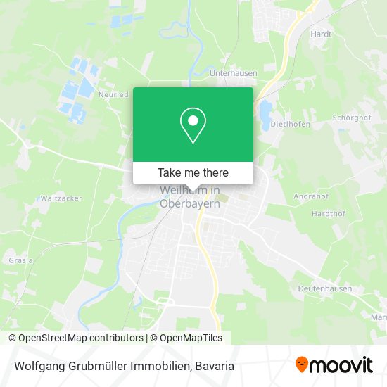 Карта Wolfgang Grubmüller Immobilien