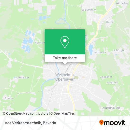 Vot Verkehrstechnik map