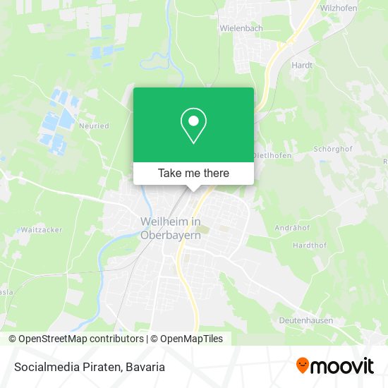 Socialmedia Piraten map