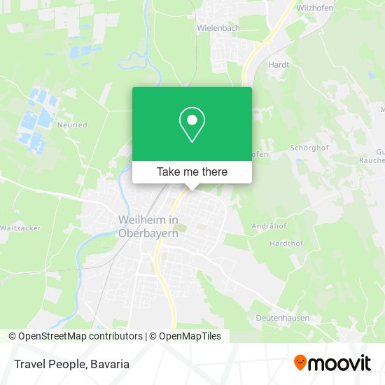 Travel People map